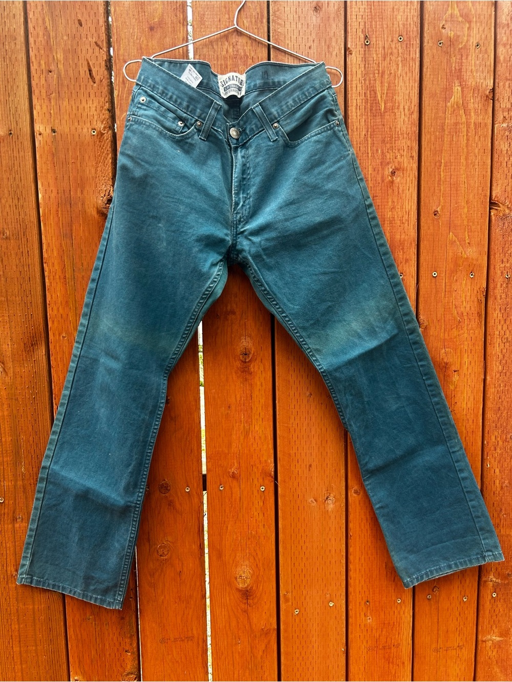 Levi's Teal Straight-Leg Men's 32x30 Jeans